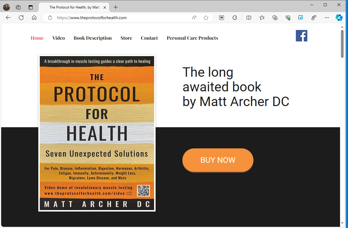 Dr. Matt Archer book