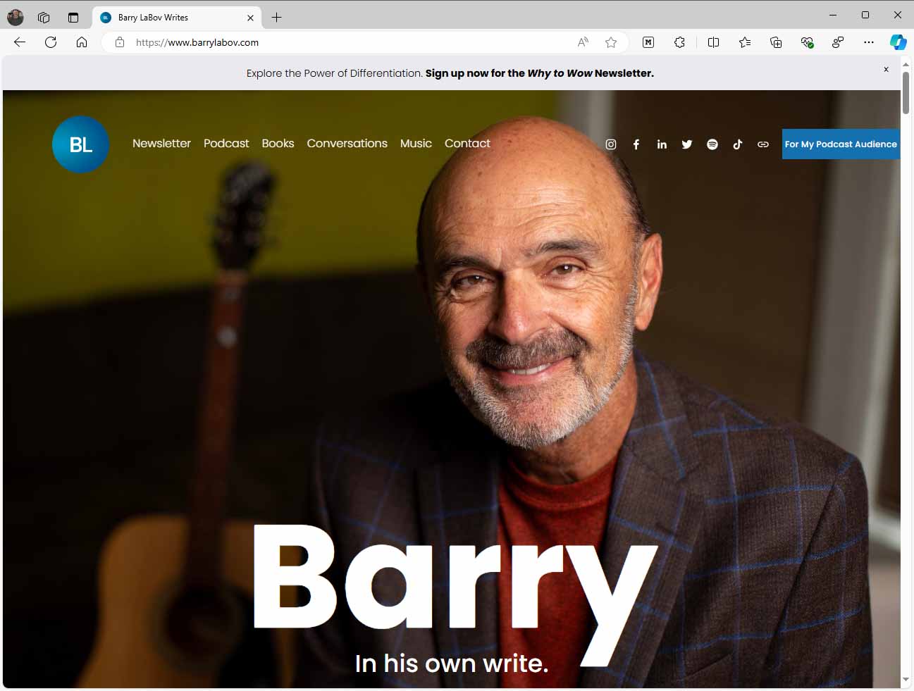 Barry LaBov website